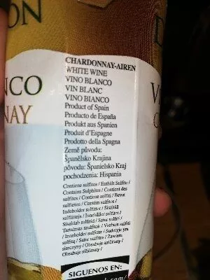 List of product ingredients Juivy liu Don Simon 250ml