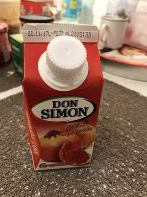 Lista de ingredientes del producto Zumo Exprimido Granada Don Simón 