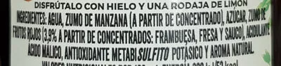 List of product ingredients Pack Ladrón de Manzanas Frutos Rojos Ladrón de Manzanas 6 x 25 cl