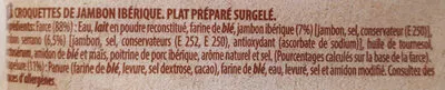 Liste des ingrédients du produit Croquetas de Jamon Ibérico Maheso 400 g
