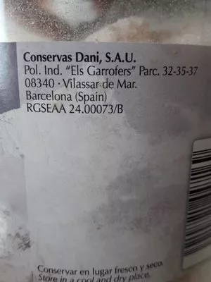 List of product ingredients Sal rosa del Himalaya molida Dani 