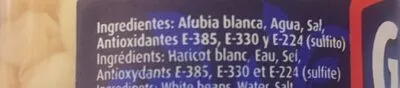 List of product ingredients Haricot blanc extra Garrido 
