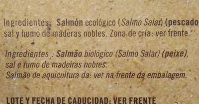 Liste des ingrédients du produit SALMÃO FUMADO MARTIKO 80 g