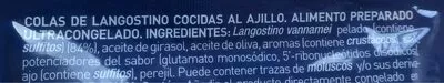 List of product ingredients Langostinos alajillo La Sirena 