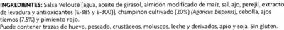 List of product ingredients Champiñones con ajos tiernos Alipende 300 g