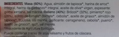List of product ingredients Empanada de Brocoli Soria Natural 200 g (2 x 100 g)