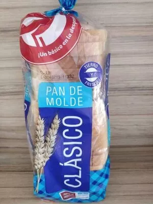 Lista de ingredientes del producto Pan de Molde Clásico Auchan 600 g