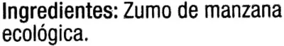 Lista de ingredientes del producto Zumo de manzana Carrefour bio 1 l