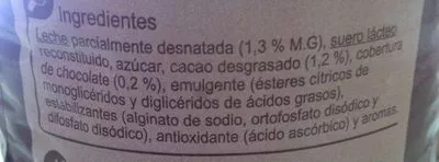Liste des ingrédients du produit Batido cacao Carrefour 