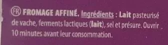 List of product ingredients Edam - tranches Tour de Marze 150 g