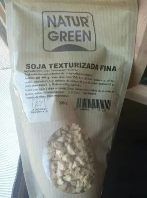 List of product ingredients Soja texturizada fina NaturGreen 