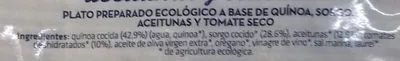 List of product ingredients Quínoa con aceitunas y tomate Vivibio 200 g
