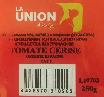 Liste des ingrédients du produit Tomate cerise La Union 250 g