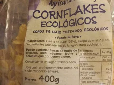 Lista de ingredientes del producto Cornflakes Ecológicos odinea 