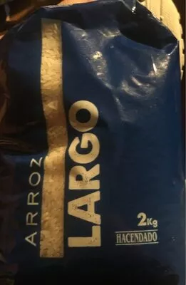 Liste des ingrédients du produit Arroz Largo Hacendado 2 g