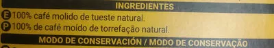 List of product ingredients Espreso de origen colombia Hacendado 99 g