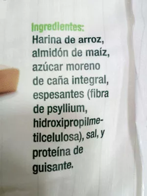 Liste des ingrédients du produit Preparado panificable sin gluten Hacendado 1 kg