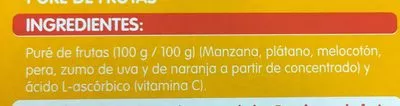 Liste des ingrédients du produit Fruta variada 100% Hacendado 