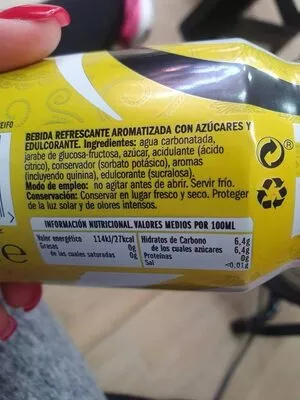 Liste des ingrédients du produit Tónica ifa Eliges 33 cl