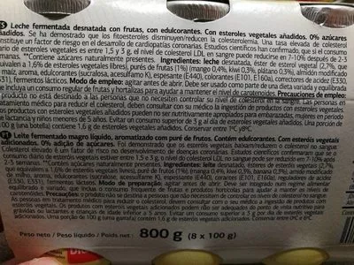 Lista de ingredientes del producto Vitalcol Dia 