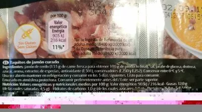 Lista de ingredientes del producto Aceite de Oliva Virgen 5L Dia 2 x 75 g