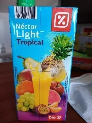 Liste des ingrédients du produit Nectar light tropical Dia 