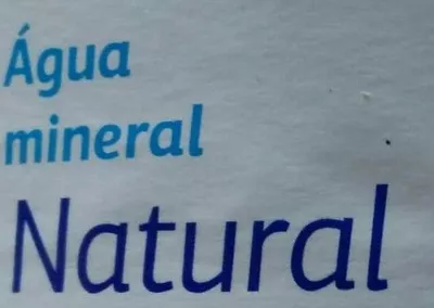 Lista de ingredientes del producto Agua mineral Natural Dia 1,5 l