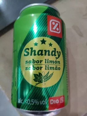 List of product ingredients Shandy Sabor Limón Dia 33 cl