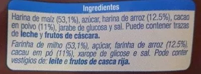 Liste des ingrédients du produit Pétalos de Chocolate Alteza 