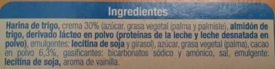 Liste des ingrédients du produit Galletas de cacao Alteza 