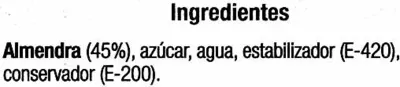 List of product ingredients Figuras de mazapán Alteza 200 g