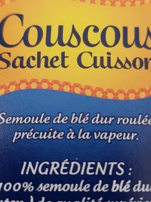 Lista de ingredientes del producto Couscous  