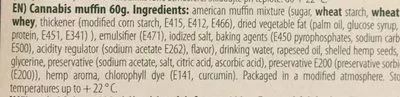 List of product ingredients Cannabis Muffin Mary & Juana 60 g