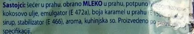 List of product ingredients C Eskimko karamela Dr. Oetker 75 g