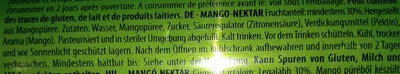 Liste des ingrédients du produit Mango Dimes 330 ml