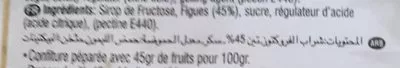 Liste des ingrédients du produit Confiture de figues  