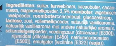 Liste des ingrédients du produit Zaans Huisje Melkchocolade Albert Heijn 