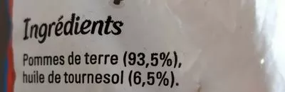 List of product ingredients La Rissolée McCain 1,2 kg e