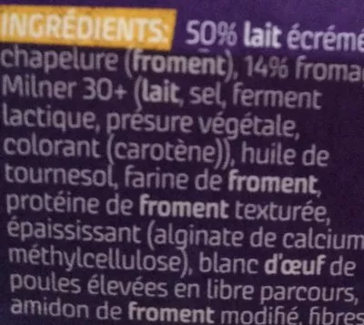 Lista de ingredientes del producto Veggie Schnitzel, Gouda Valess 180 g