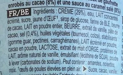 Lista de ingredientes del producto Cone together Ben & Jerry's 465 ml (391 g)
