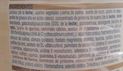 Lista de ingredientes del producto Enfamil 1  800 g
