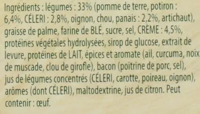 Liste des ingrédients du produit Knorr Soupe Douceur de Légumes d'Autrefois 89g 3 Portions Knorr, Unilever 89 g