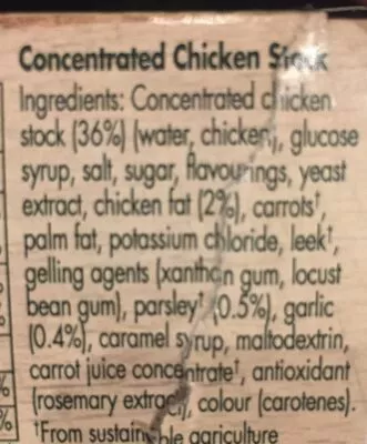 List of product ingredients Knorr Chicken Stock Pot knorr 