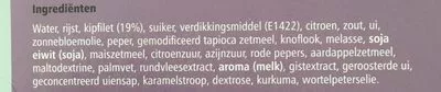 List of product ingredients Ajam Ketjap Flying Flavours 