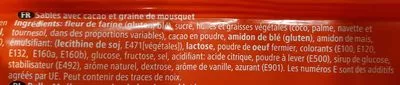 List of product ingredients Christmas Selection Christmas Moments 200 g e