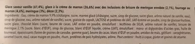 List of product ingredients Rêve d'Hiver Miko 