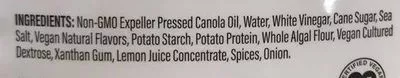 Lista de ingredientes del producto Blue cheeze dressing Daiya 8.36 oz, 237 g