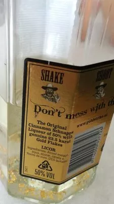 List of product ingredients Bols - Gold Strike Dutch Liqueur 50cl Bottle  