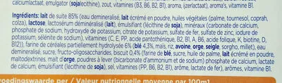 List of product ingredients Babylac biscuit Hero Baby 2 x 250 ml