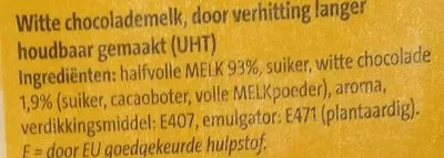 Liste des ingrédients du produit Chocolade Melk Wit Jumbo 1 l